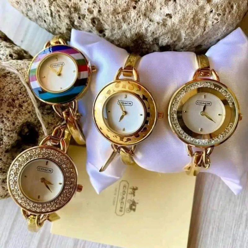 Shop Coach Gold Bracelet Watch
